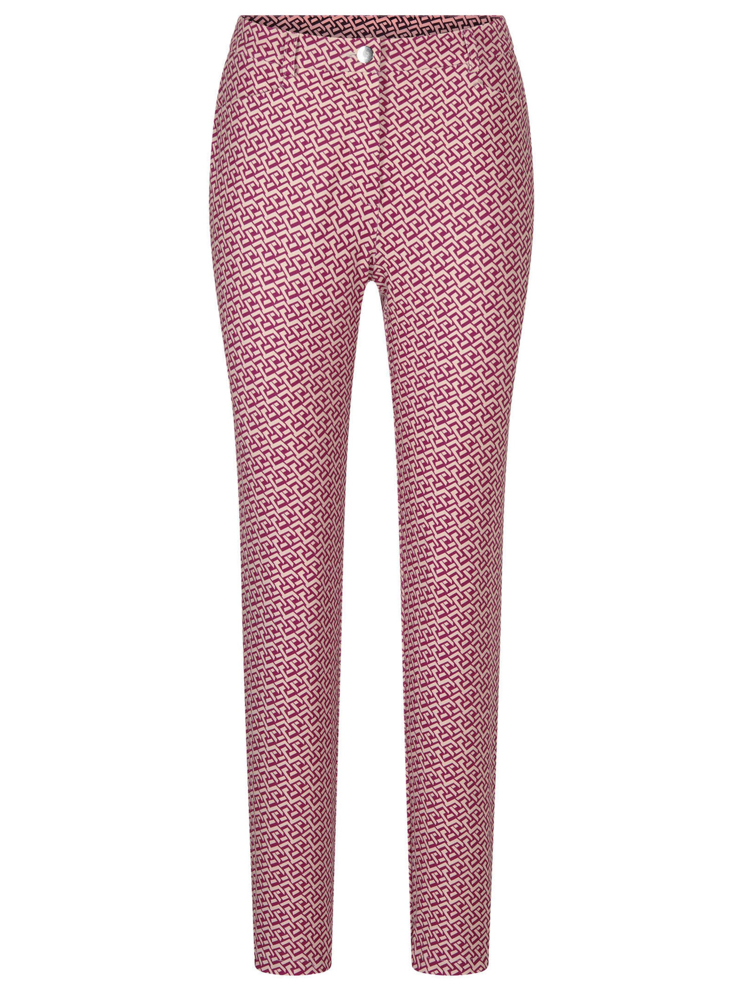 Goldner Trousers 'Louisa' in Pink: front