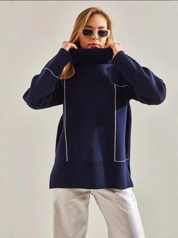 Bianco Lucci - Pullover 'Pullover' em azul