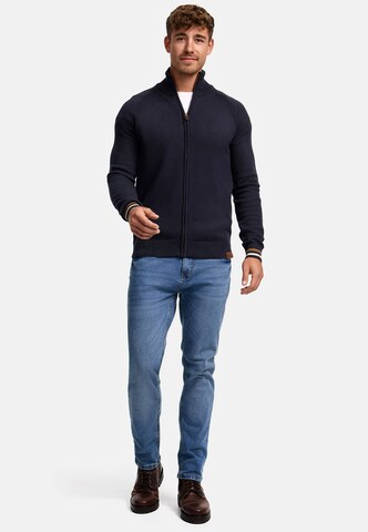 INDICODE JEANS Knit cardigan 'Arutemia' in Blue