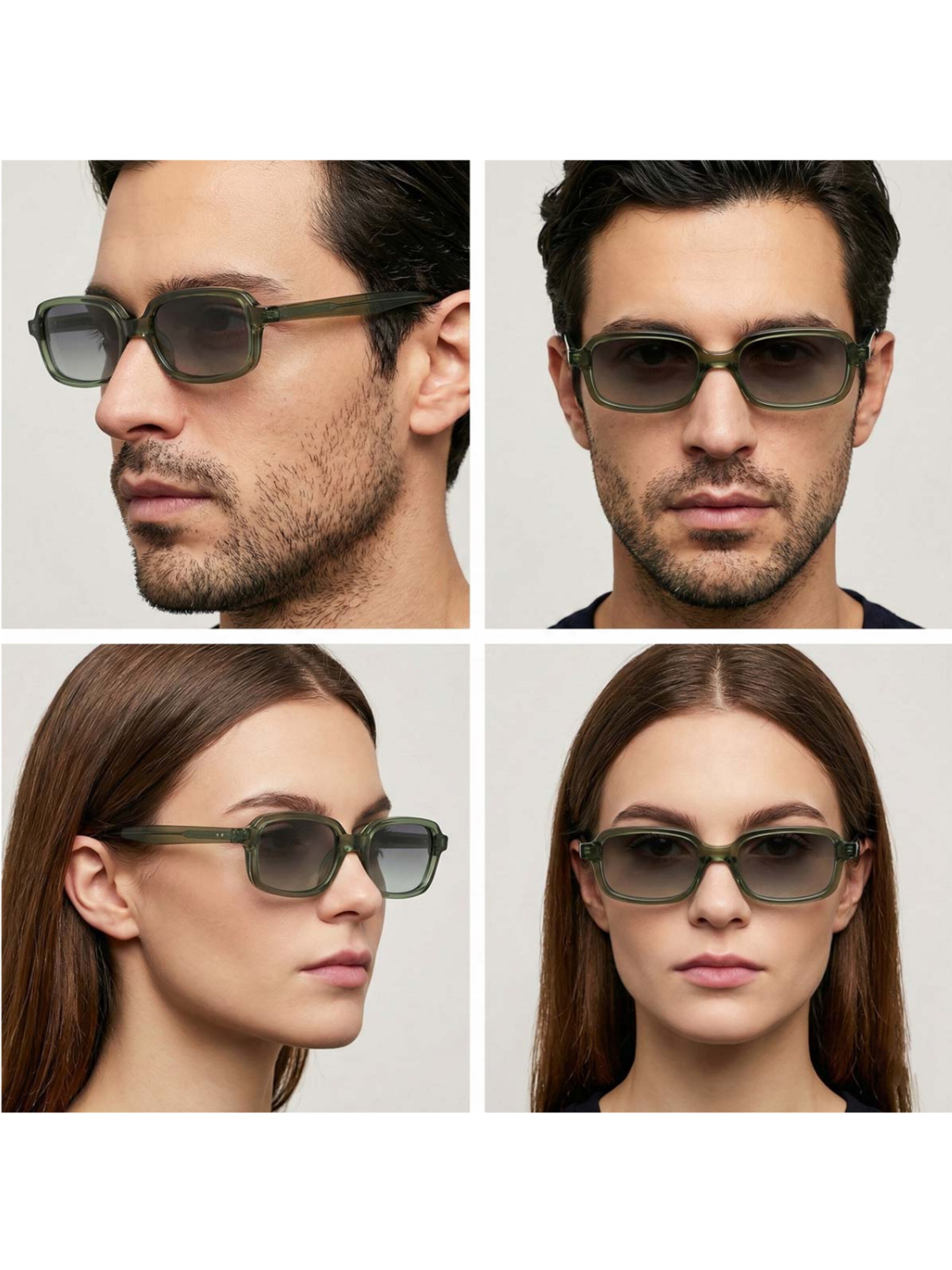 VEYREY Sunglasses 'Platz Sonnenbrillen Ogo' in Green