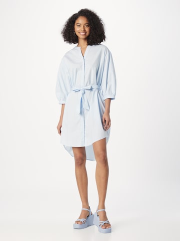 Robe-chemise 'Biella' MSCH COPENHAGEN en bleu : devant