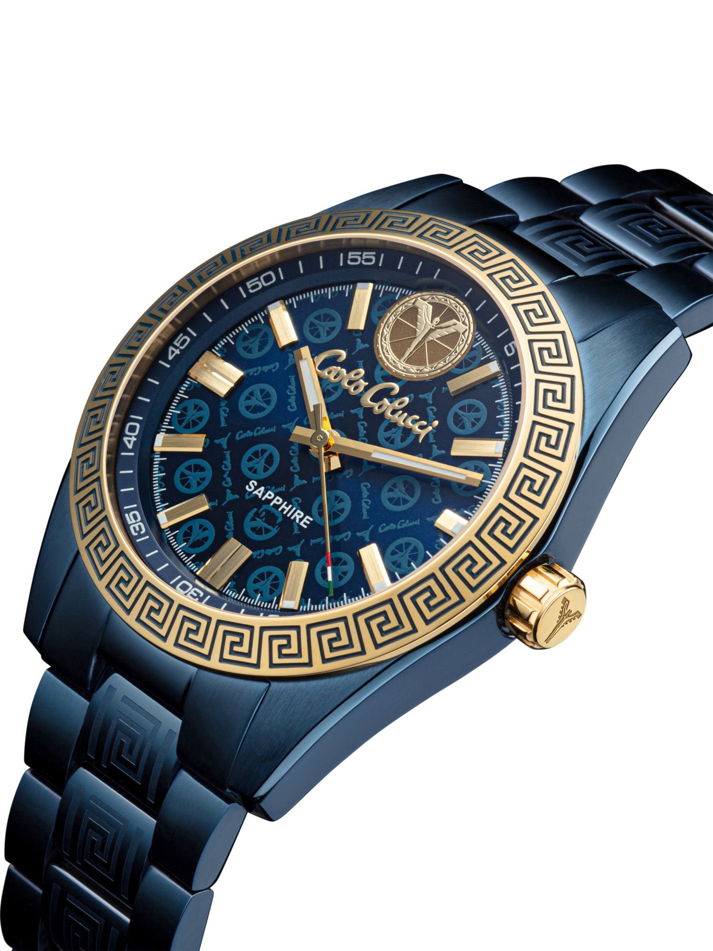 Carlo Colucci Uhr ' Dottori ' in Blau