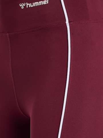 Hummel Skinny Športne hlače | vijolična barva