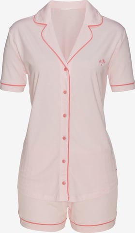 VIVANCE Short Pajama Set in Pink: front