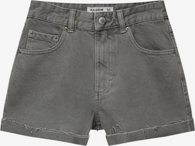 Pull&Bear Shorts in grey denim, Produktansicht