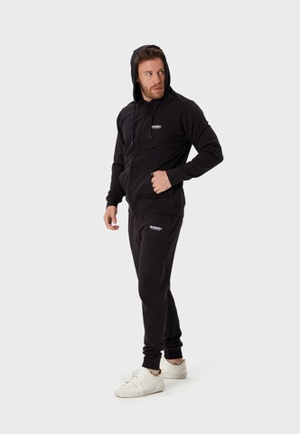 Oldskull Zip-Up Hoodie 'Basic Osk Logo' in Black