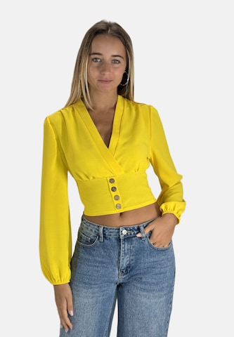 Elara Bluse i gul: forside