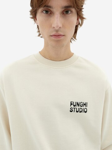 Thinking MU Sweatshirt ' FUNGHI ' i beige
