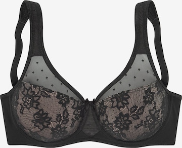 Regular Soutien-gorge minimiseur NUANCE en noir : devant