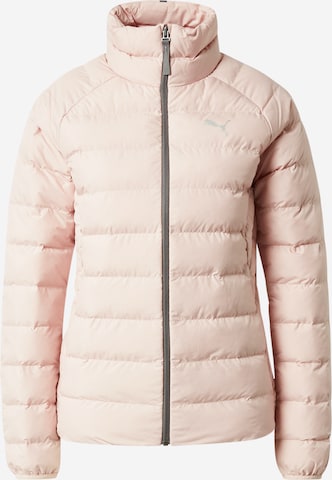 PUMA Спортивная куртка в Ярко-розовый: спереди