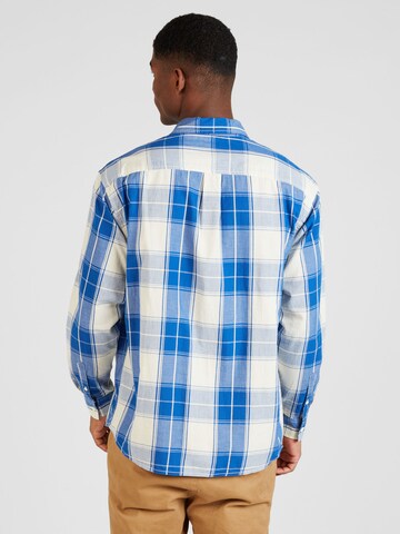 mėlyna WRANGLER Standartinis modelis Marškiniai