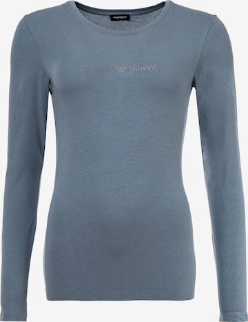 T-shirt Emporio Armani en bleu : devant