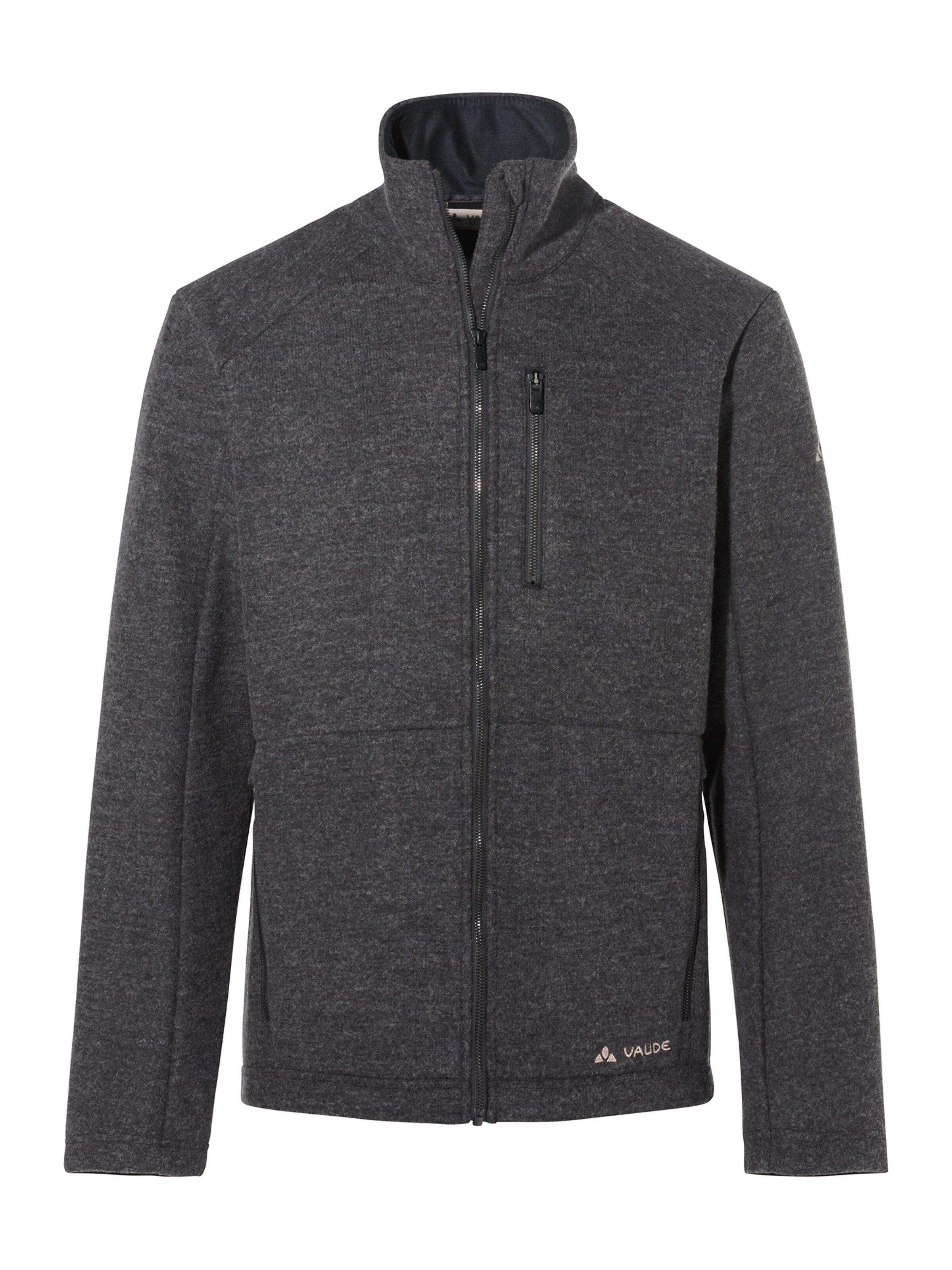 VAUDE Funktionsfleecejacke 'Tinshan IV' in Schwarz: Vorderseite