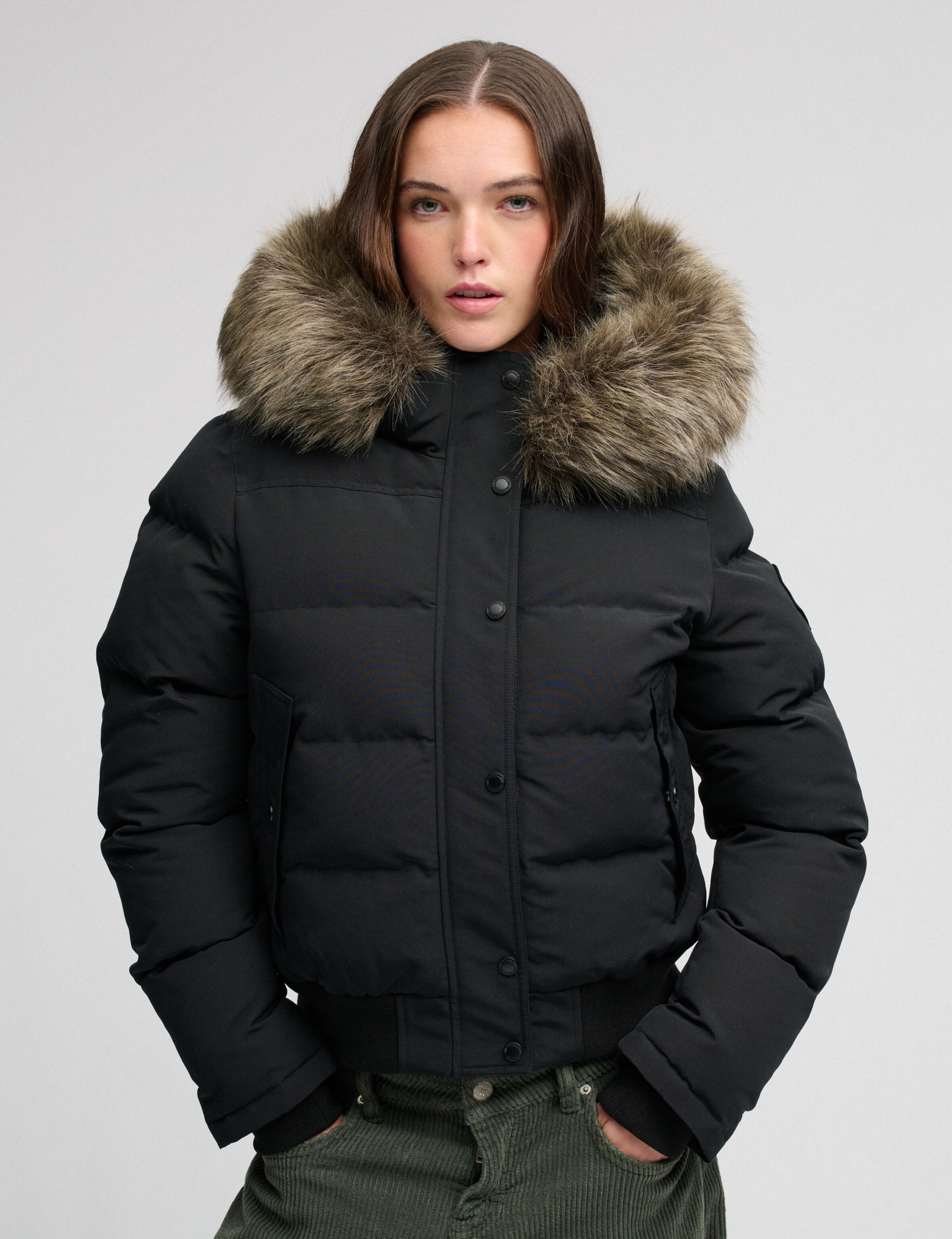 Superdry & Co Winter Jacket 'Everest' in Black