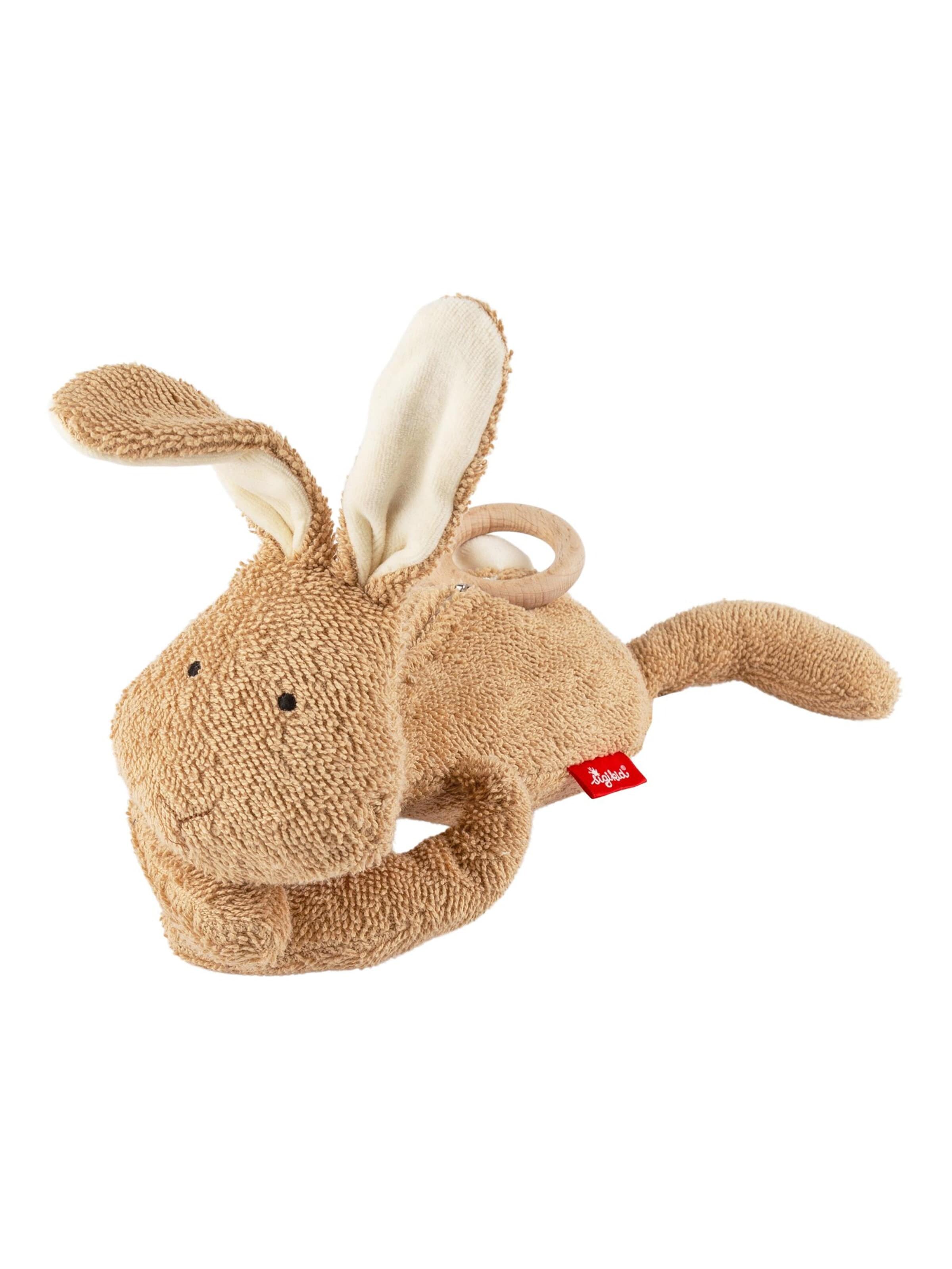 SIGIKID Stuffed animals 'Spieluhr Hase braun Mamilodie' in Brown: front