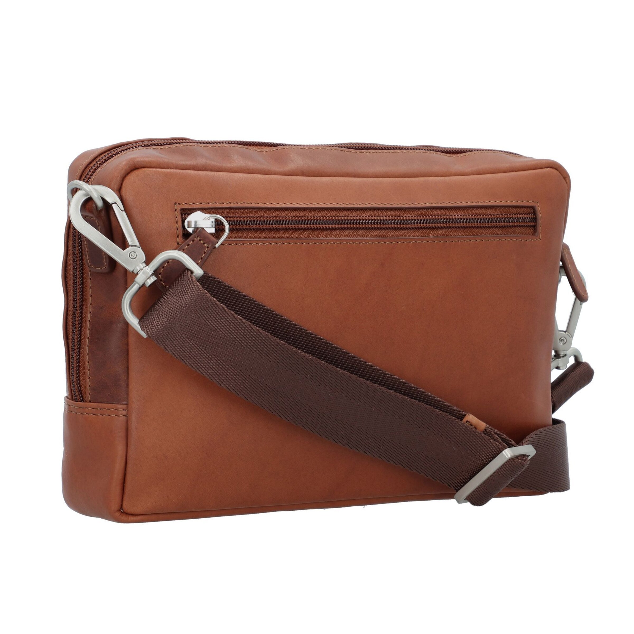 Esquire Crossbody bag 'Dallas' in Brown