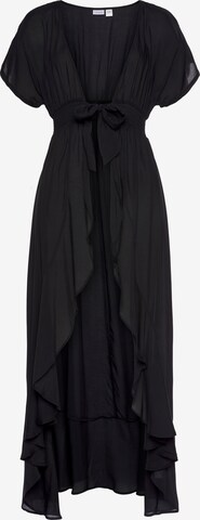 LASCANA - Vestido de playa en negro: frente