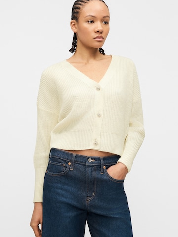 VERO MODA Πλεκτή ζακέτα 'VMLealight' σε λευκό