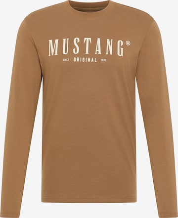 MUSTANG Shirt in Brown: front