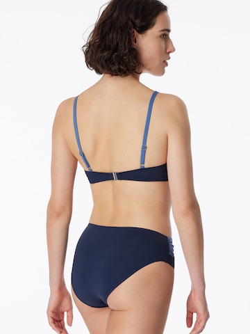 Triangle Bikini 'Aqua Sea Blossom' SCHIESSER en bleu