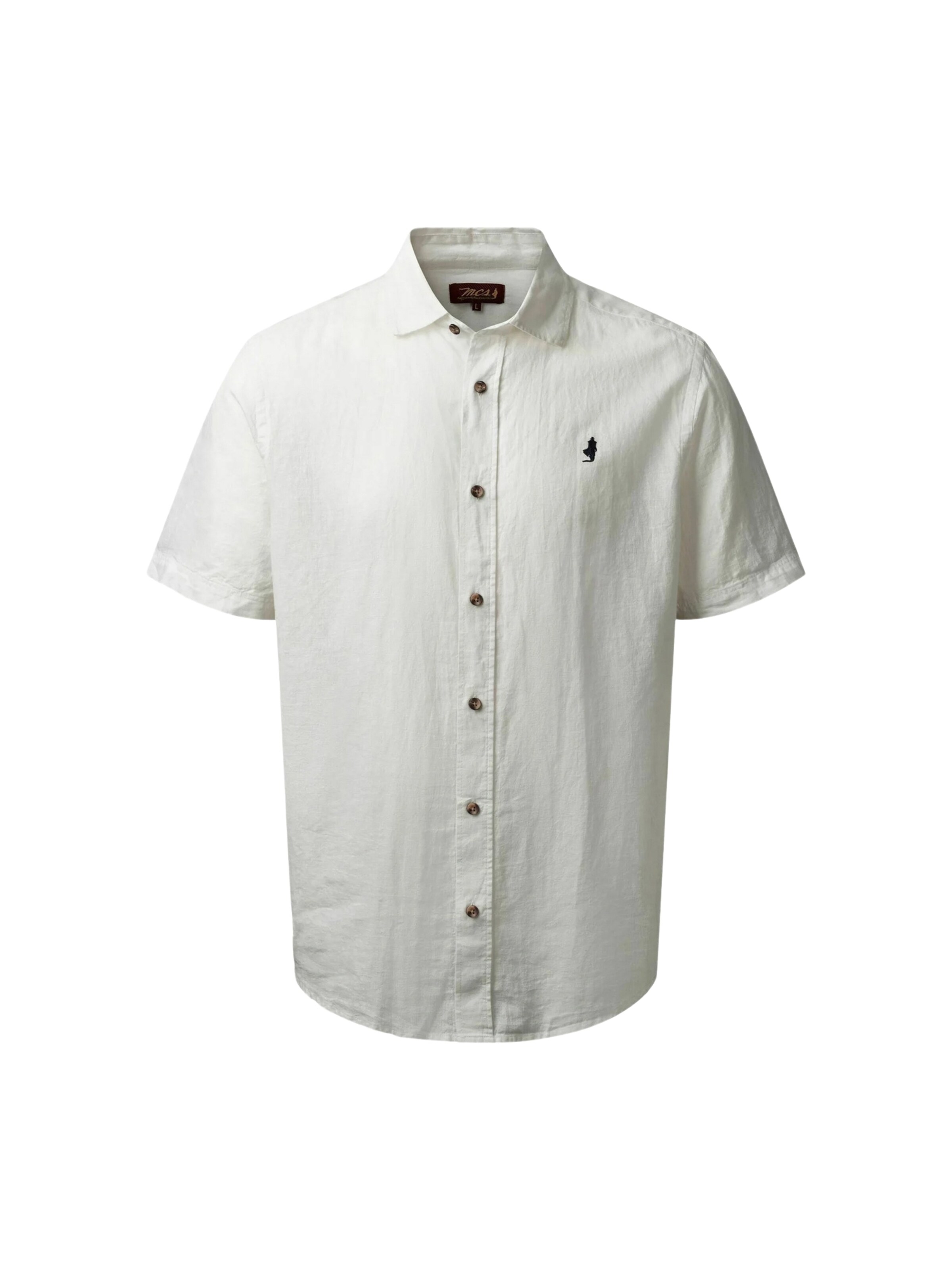 MCS Skjorte 'Fort Worth' i hvid: forside