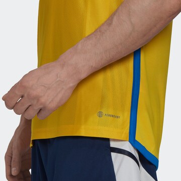 ADIDAS PERFORMANCE - Camisola de futebol 'Sweden 22 Home' em amarelo