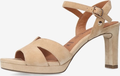MANFIELD Sandale in beige, Produktansicht