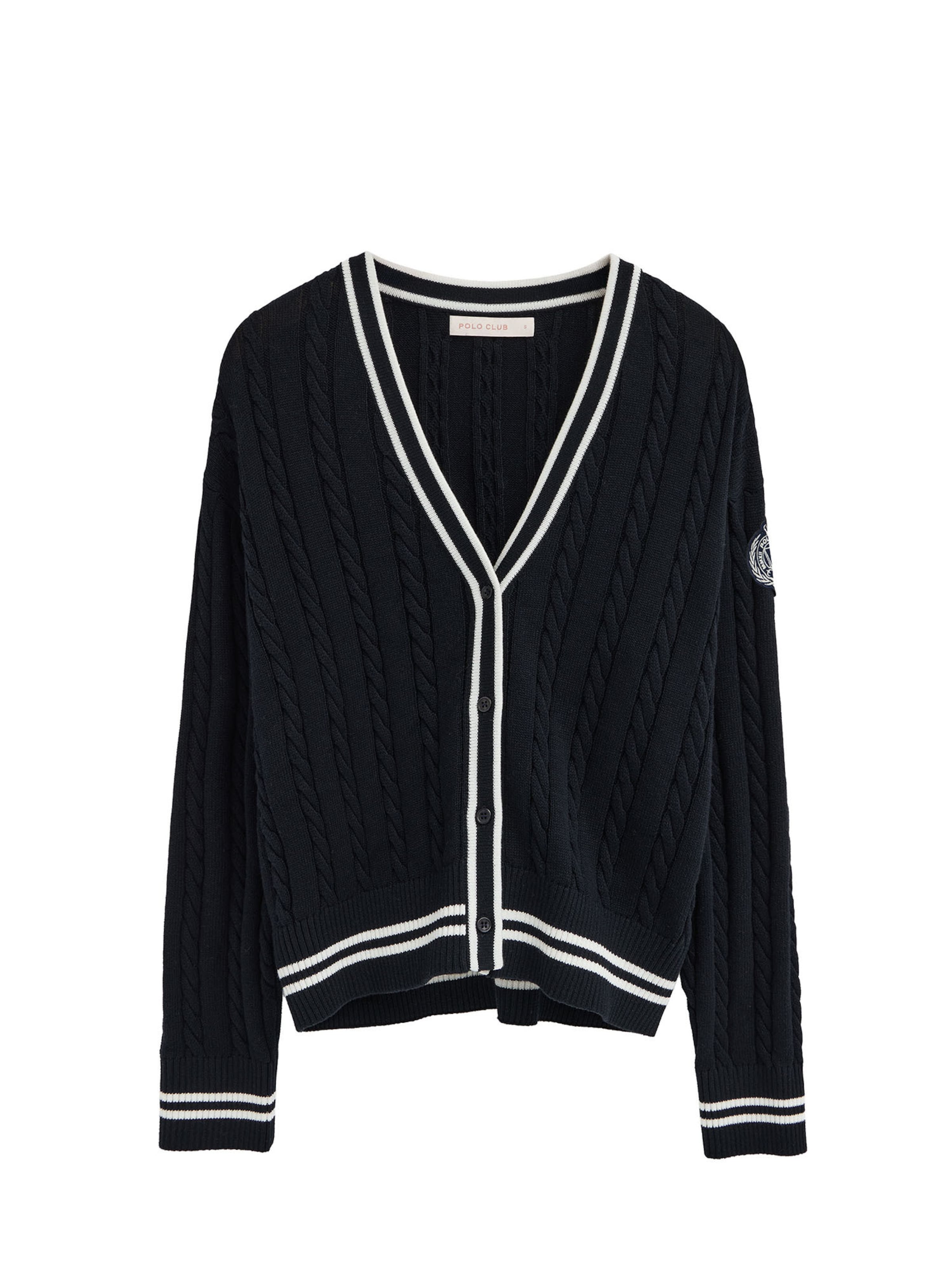 Polo Club Pullover 'Nautic' in Blau: Vorderseite