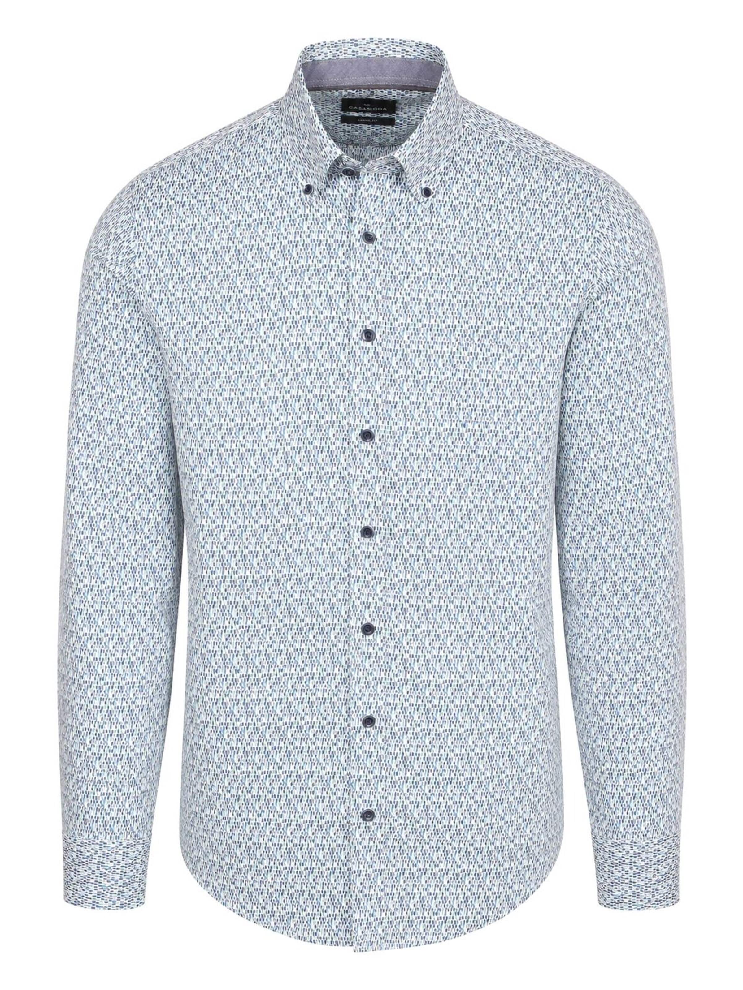 Coupe regular Chemise CASA MODA en bleu : devant