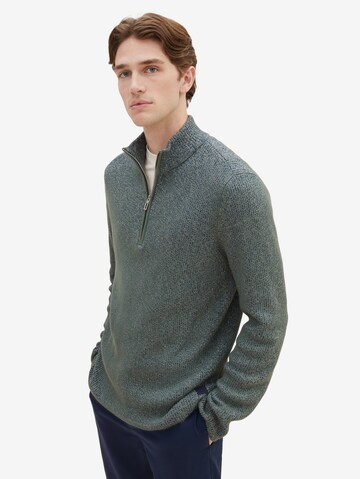 TOM TAILOR Pullover in Grün