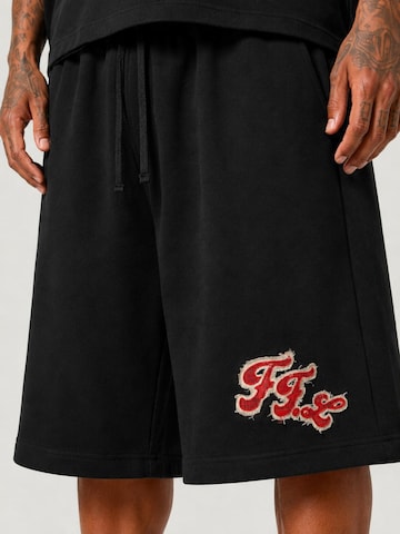 Farfromlove Baggy Sports trousers 'CORT JORTS' in Black