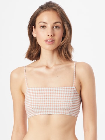 Samsøe Samsøe - Bandeau Top de biquíni 'FILIPPA' em azul: frente