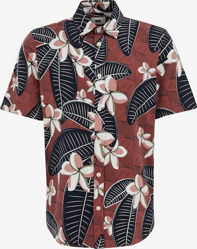 WE Fashion Krekls, krāsa - vecrozā / tumši sarkans / melns / balts, Preces skats