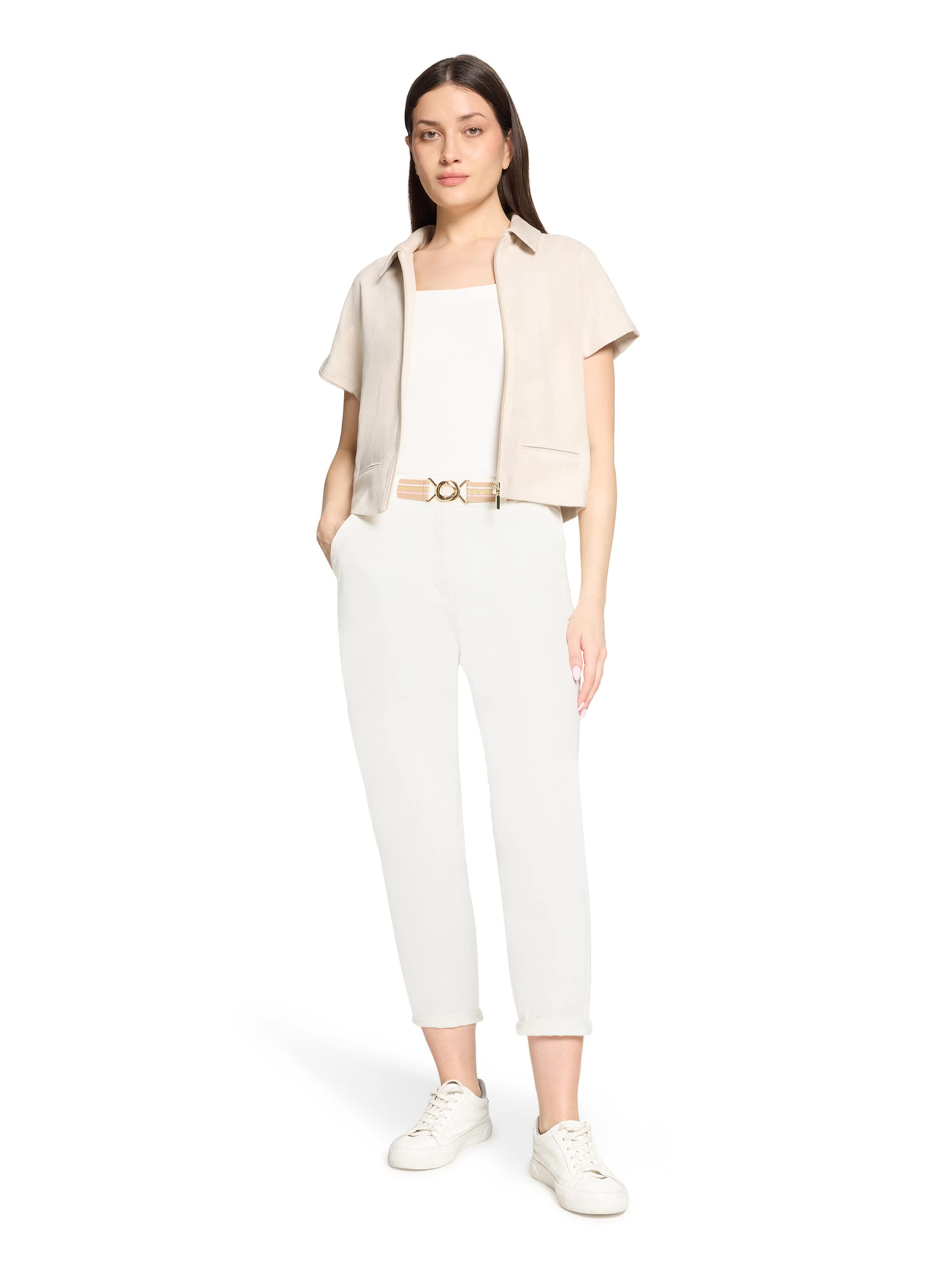 Loosefit Pantalon Betty Barclay en blanc : devant