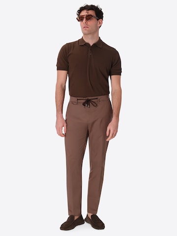 Regular Pantalon chino 'T. Grano' Distretto12 en marron : devant