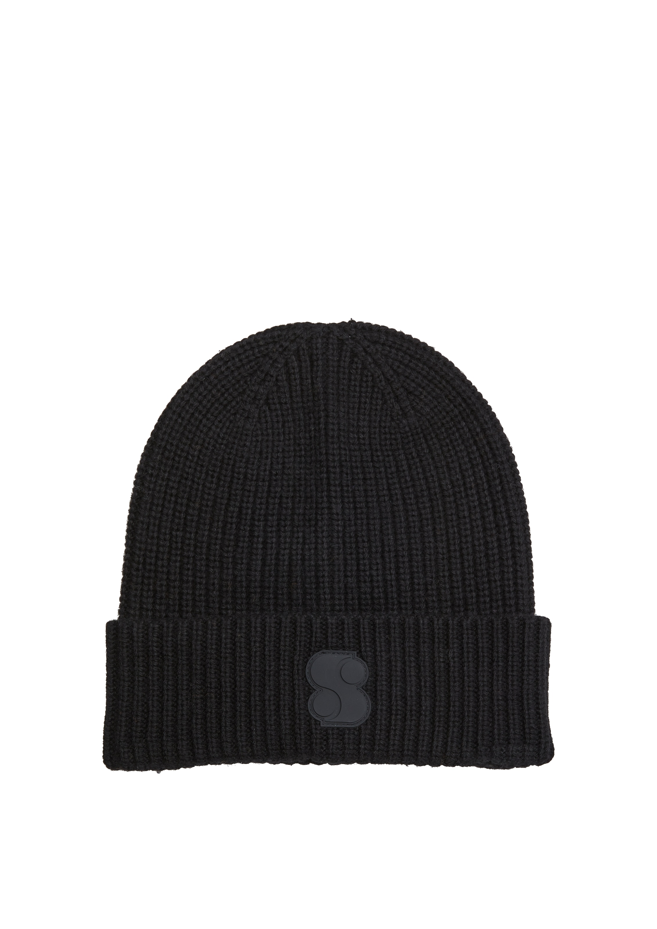s.Oliver Mütze in Schwarz: Vorderseite