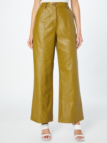 FRNCH PARIS Regular Trousers 'Zita' in Green: front