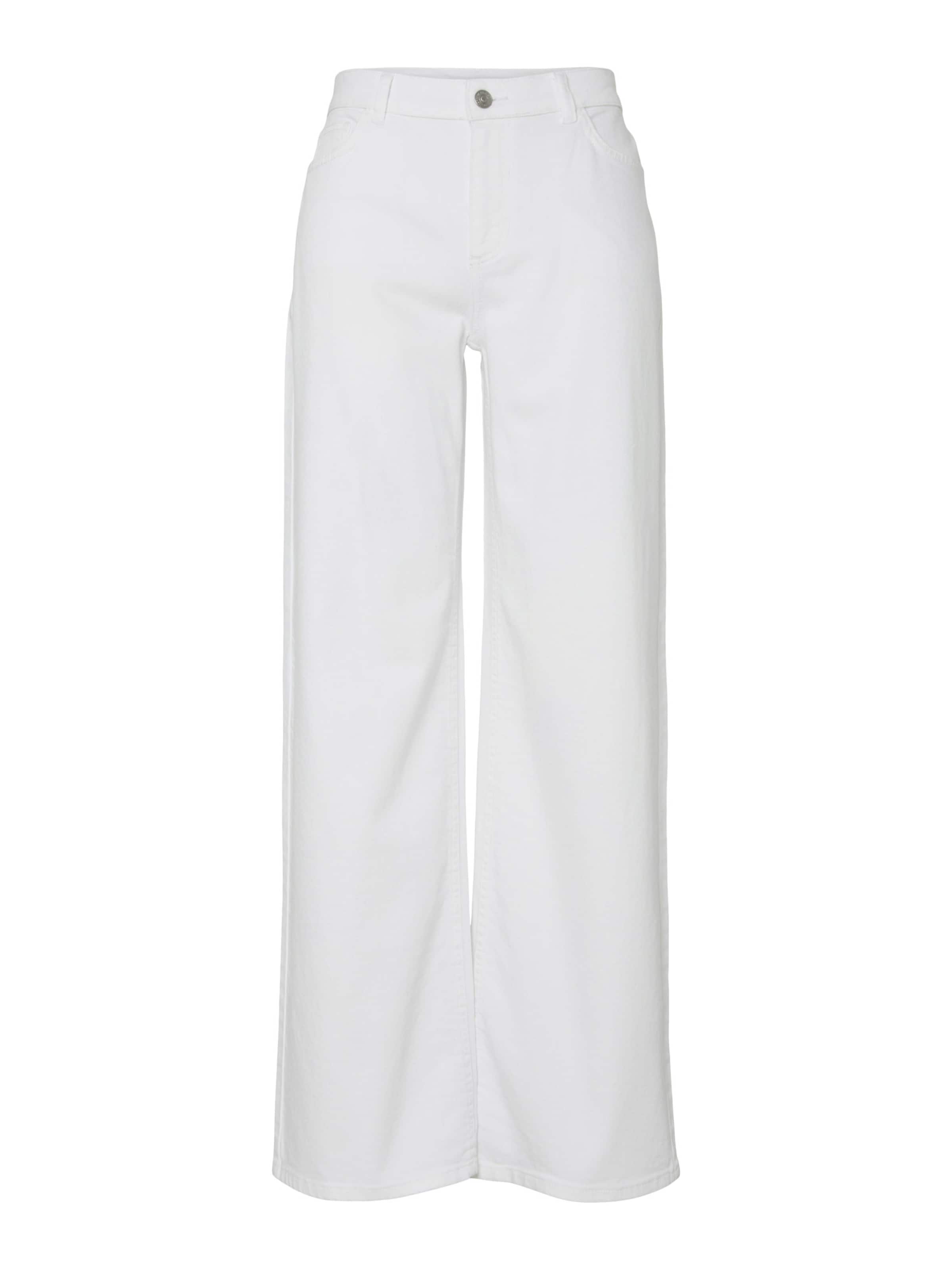 PIECES - Calças de ganga 'PCSILKE' em branco: frente