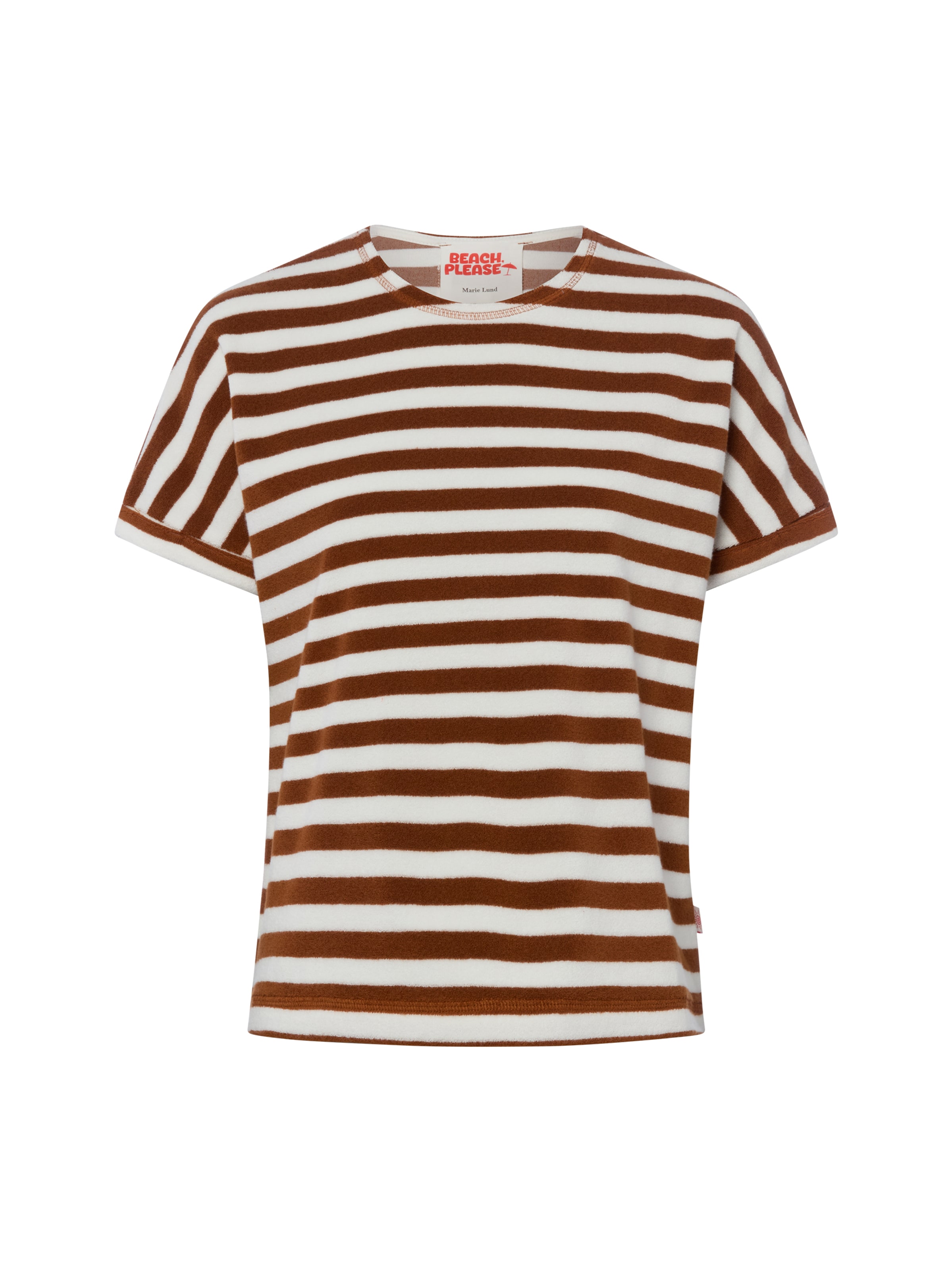Marie Lund Sweatshirt in Bruin: voorkant