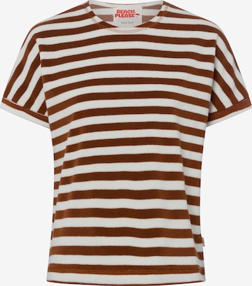 Sweat-shirt Marie Lund en marron : devant
