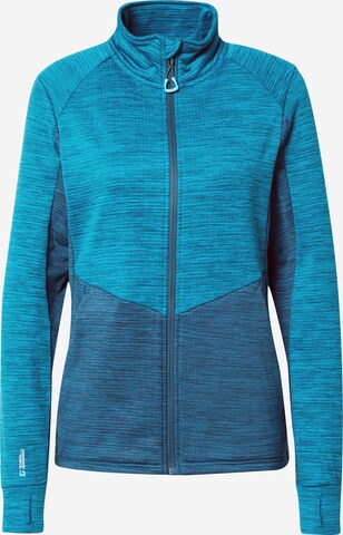 KILLTEC Athletic fleece jacket in Blue: front