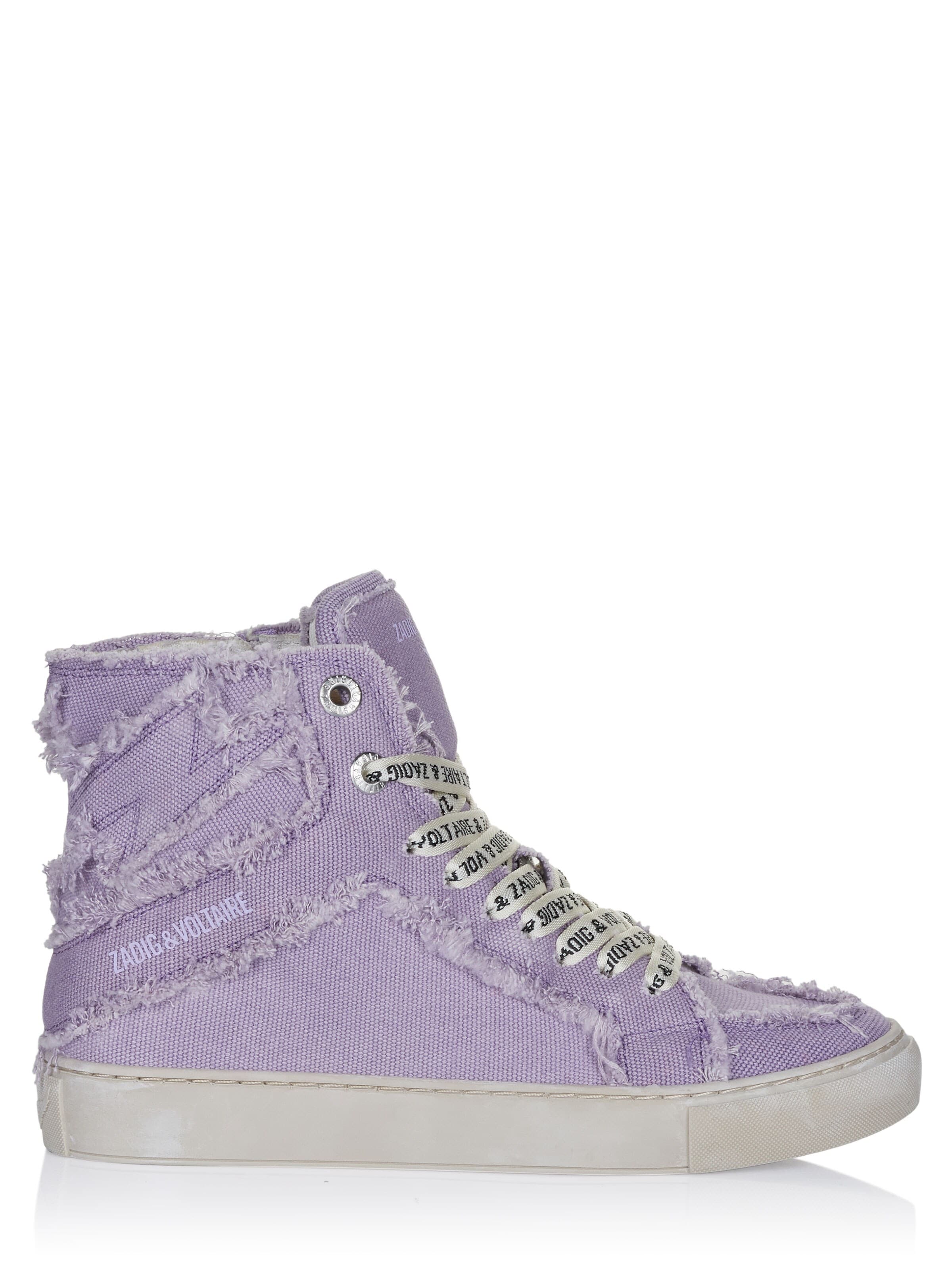 Sneaker alta 'Zadig & Voltaire HIGH FLASH CANVAS Sneaker lila' in 37 Zadig & Voltaire di colore lilla, Visualizzazione prodotti