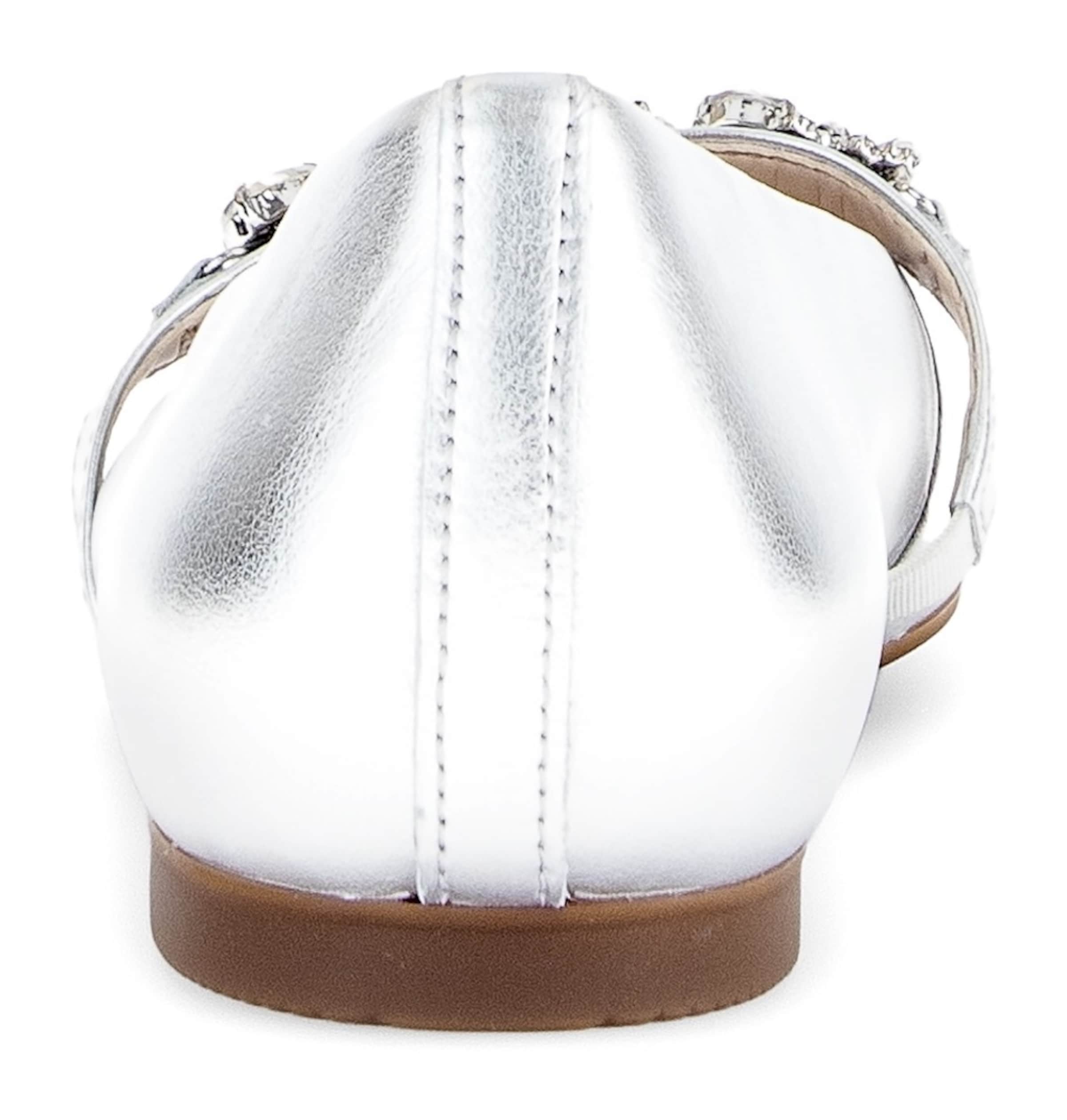 GABOR Ballet Flats in Silver