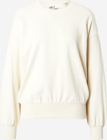 ONLY Sweatshirt 'BELLA' in Beige: predná strana