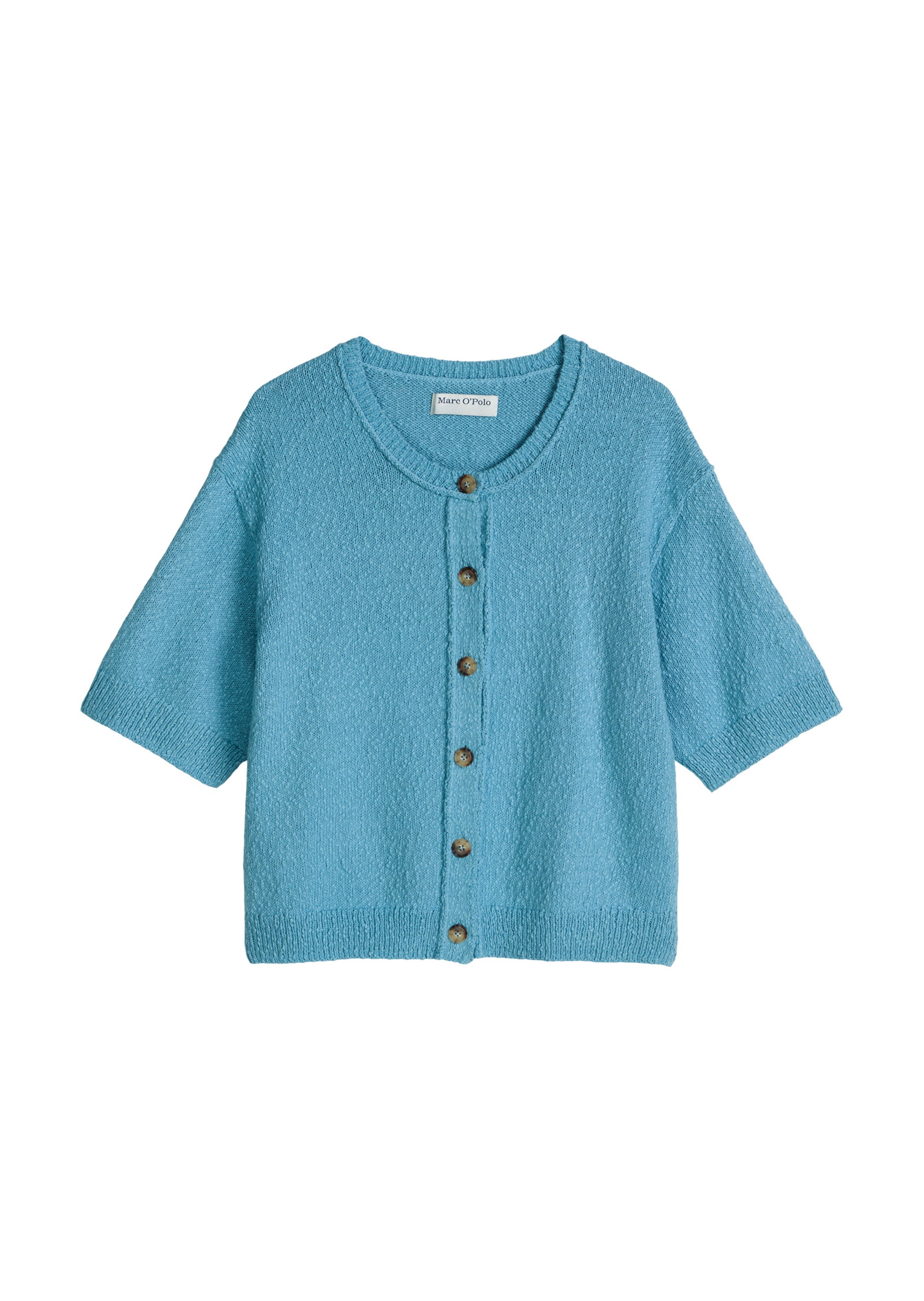 Marc O'Polo DENIM Strickjacke in Blau: Vorderseite