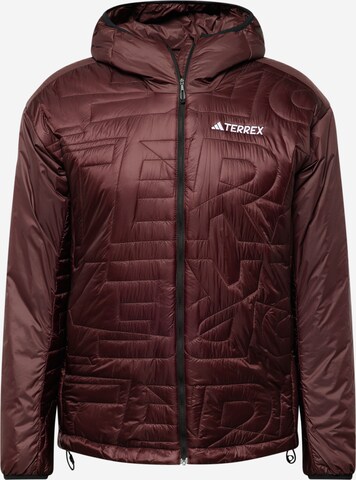 Veste outdoor 'Xperior Varilite' ADIDAS TERREX en marron : devant