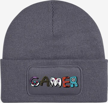 Youth Designz Beanie 'Gamer' in Grey: front