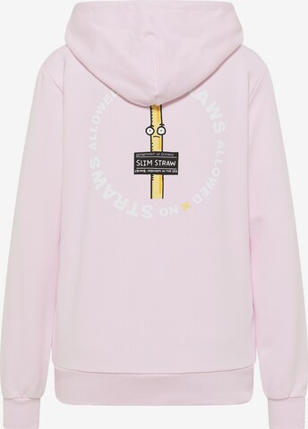 SOMWR Sweatshirt 'CULPRIT' (GOTS) in Lila