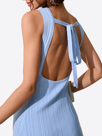 Imily Bela Gebreide jurk in Blauw