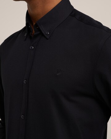 WE Fashion - Slim Fit Camisa clássica em preto